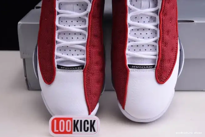 Gym Jordan Flint Red Air Retro 414571-600 13 Grey 0406
